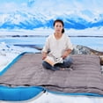 thumbnail image 3 of Fill Power Rectangle Duck Ultralight Wearable 4 Season Envelope Sleeping Bag for Outdoor Travel Hiking, 3 of 9