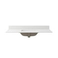 thumbnail image 7 of Craft + Main Qz49228r 49" Quartz Vanity Top - White, 7 of 7