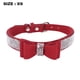 thumbnail image 2 of Collar de perro de cristal con collar de lazo Collar de perro de pedrería perro brillante de oro, 2 of 5