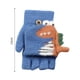 thumbnail image 3 of Manoplas Cálidas De Punto Con Estampado De Dinosaurios De Dibujos Animados, Sin Dedos, Guantes De Invierno Para Niños, Guantes Para Niños, Manoplas De Punto, Guantes De Medio Dedo., 3 of 4