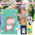 thumbnail image 2 of PVCS Animal Education Thanks Cards Unique Assorted Birthday Greeting Cards Gift for Kids, 2 of 9
