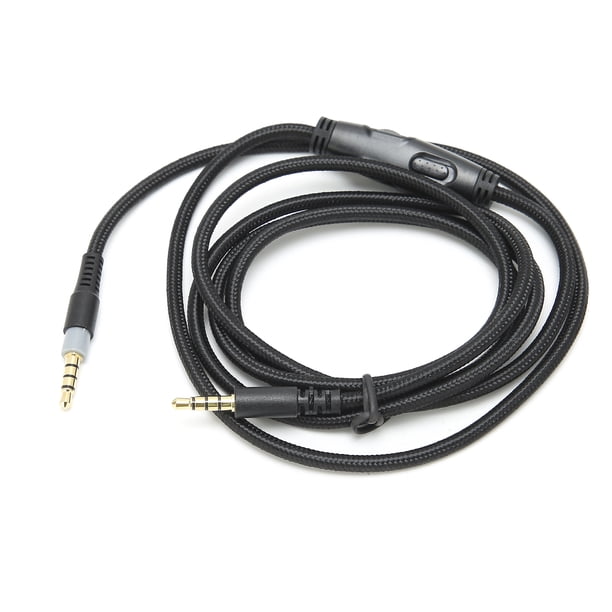 Cable de Audio para Auriculares, Cable de Audio Macho a Macho de 4,9 Pies Y 3,5 Mm con Control de Volumen, Reemplazo de Cable de Auriculares de 3,5 Mm,Auriculares para HyperX Cloud Alpha EOTVIA No
