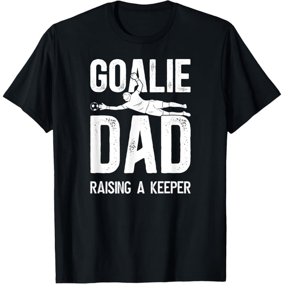 Playful Comfort Tee - Soccer Goalie Dad Raising A Soccer Keeper Dad T-Shirt