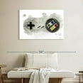 thumbnail image 2 of Elephant Stock Gamer Ii Wall Art - Horizontal Canvas Wall Art - Living Room Wall Decor - Pop Culture Canvas - Gray And White Decor By Grace Popp - 39" x 26", 2 of 8