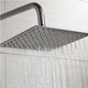 thumbnail image 2 of Matsuzay Alcachofa de ducha cuadrada redonda Superficie grande 8 10 12 Cromo Acero inoxidable Agua Lluvia arriba Juegos de accesorios de baño Numero 3 Matsuzay HA025924-03, 2 of 6