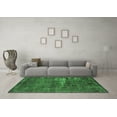 thumbnail image 3 of Ahgly Company Indoor Round Persian Green Bohemian Area Rugs, 6' Round, 3 of 4