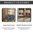 thumbnail image 5 of SEANATIVE Christmas Chair Covers Set of 2 Square Chair Seat Covers for Dining Room Dinning Chair Upholstered Cover with Elastic Band Farmhouse Chair Protective Covers Xmas Home Decor, 5 of 7