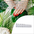 thumbnail image 4 of 1 Set Faux Couverture Complète Forme Style Français Classique Manucure Stickers Forte Adhérence Magnifique Naturel Paster Naturel Français Style, 4 of 7