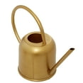 thumbnail image 4 of DecMode 7", 8"H Watering Can Gold Metal Planter (2 Count), 4 of 10