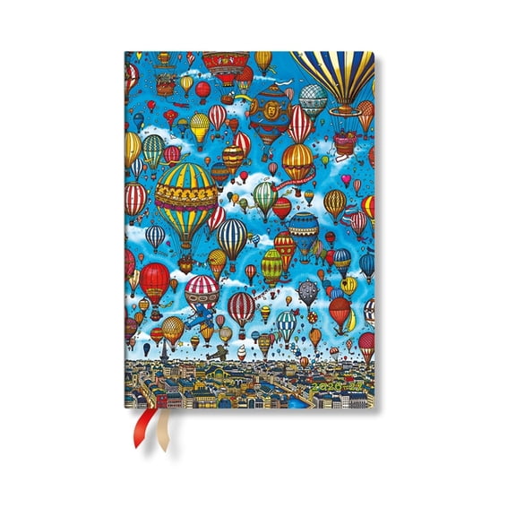 Pierre the Maze Detective 2027 Balloon Festival MIDI Horizontal Softcover 18-Month Weekly Planner, 224pg, 80gsm by Paperblanks (Pierre the Maze De, (Paperback)
