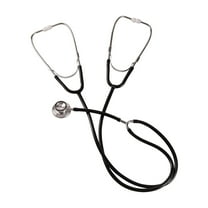 MABIS Dual Head Teaching Stethoscope - Nursing Student Stethoscope - Medical Training Stethoscope, Black
