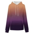thumbnail image 2 of Felirenzacia Oversized Sweatshirt for Women Gradient Loose Fit Casual Long Sleeve Hooded Sweatshirts Hoodies with Pocket, 2 of 4
