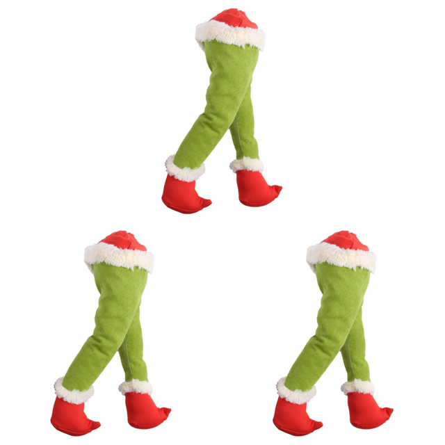 Patas Papá Noel Del Navidad Rellenas Tope Pegado