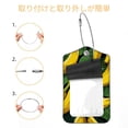 thumbnail image 2 of 2 Pack of Banana Luggage Tags for Adults Teens,Travel Bag Suitcase Labels with Stainless Steel Loop ID Tags Card Baggage Bag Label, 2 of 7