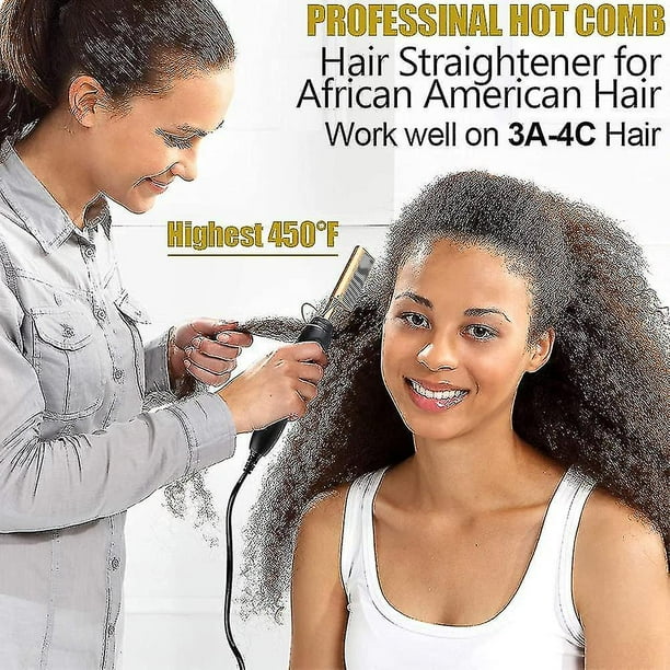 Cabello Afro Planchar Cabello Rizado Cabello Rizado Plancha Para