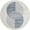 Cream/Blue, variant on Livabliss Area Rugs for Living Room, 9ft Round Floransa Modern Gray Round Rug, Bedroom Dining Room Home Decor Stain Resistant Carpet (7'10" x 7'10")