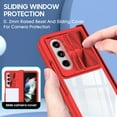 thumbnail image 3 of Compatible with Samsung Galaxy Z Fold 5 Case for Women Men Ultra Cute Slim Samsung Z Fold 5 Protective Case Clear Shockproof Silicone Transparent Phone Case Cover (Red), 3 of 12