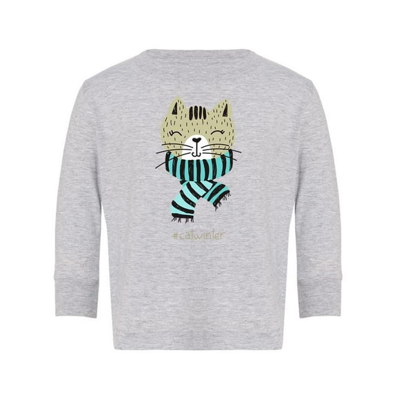 Cat Winter Long Sleeve Toddler -Image by Shutterstock, 2 Toddler