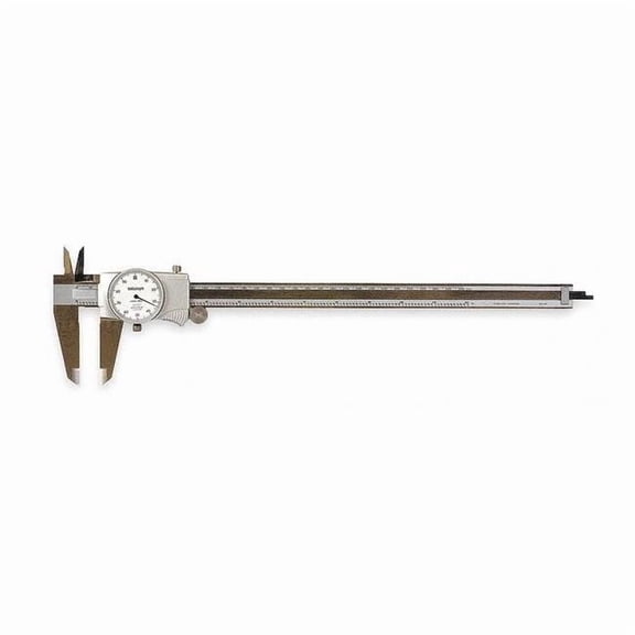 Mitutoyo Dial Caliper,0-12 In,Cert 505-746CAL