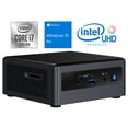 thumbnail image 2 of Intel NUC10i7FNHN Mini PC, Intel Core i7-10710U Upto 4.7GHz, 32GB RAM, 2TB SSD, HDMI, Thunderbolt, Card Reader, Wi-Fi, Bluetooth, Windows 10 Pro, 2 of 8