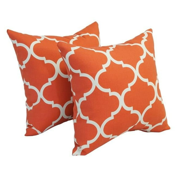 17-inch Square Polyester Outdoor Throw Pillows (Set of 2) 9910-S2-OD-159