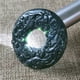 thumbnail image 3 of Jade pendant, made of black ink jade with openwork snake pattern, translucent green under light, magnetic jade., 3 of 4