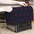 thumbnail image 7 of Goofa Christmas Deer Print Toaster Cover 4 Slice, Four Slice Bread Machine Cover Quilted Toaster Covers Bread Maker Cover Kitchen Appliance Cover, 7 of 7