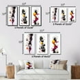 thumbnail image 4 of Designart "Fluidity Exquisite Black and Gold Ink Clouds III" Abstract Painting Wall Art Set Of 3 - Modern Black Gallery Wall Set For Home Decor, 4 of 6