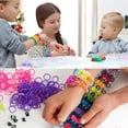 thumbnail image 5 of Elastic Refill Loom Set - 600 Pieces - Loom Bracelet Making Kit, 5 of 5
