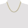 thumbnail image 2 of Auriga Fine Jewelry 10K Yellow Gold 5.25 mm Open Concave Curb Chain Necklace 10K Necklace for Women 18", 2 of 6