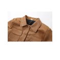 thumbnail image 5 of HH TRAF 2024 Chaqueta de gamuza de otoño para mujer Moda Sólido Un Solo Pecho Cárdigan Corto Tops Mujer Abrigo Superior Versátil Femenino, 5 of 5