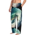 thumbnail image 2 of Easygdp Watercolor Turtle5 Men's Pajama Pant, Sleep Elastic Waistband Lounge Pants - Small, 2 of 9