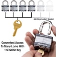 thumbnail image 3 of Master Lock 5KA-A214 Keyed Alike 2" Laminated Padlock, 3 of 5