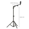 thumbnail image 3 of Qiyester 5 Pack Phone Tripod Portable Landing Extendable Shooting Stand Adjustable Angle with Flexible Articulating Arm Storage Bag for Vlog, Watching, 3 of 10