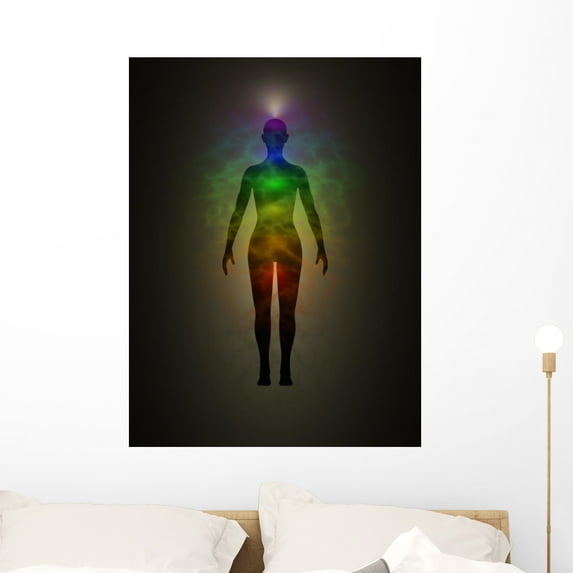 Human Energy Body Aura Wall Mural by Wallmonkeys Peel and Stick Graphic (36 in H x 27 in W) WM334020