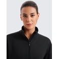 thumbnail image 5 of CRZ YOGA SoftAura Half Zip Sweatshirt for Women Long Sleeve Pullover Workout Casual Tops with Pocket, 5 of 6