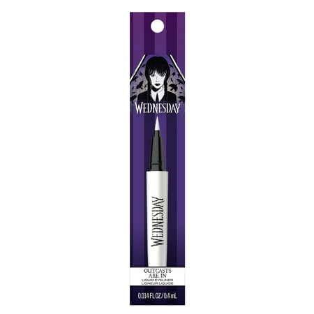 Hard Candy X Wednesday Addams Liquid eyeliner, OUTCASTS ARE IN, White