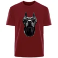 thumbnail image 3 of Camiseta de algodón 100 % transpirable de alta calidad con estampado de doberman atractivo para hombre, ropa informal de calle para exteriores, 3 of 5