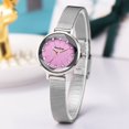 thumbnail image 2 of Reloj de pulsera con esfera de cuarzo para mujer simple de moda de ocio (rosa), 2 of 4