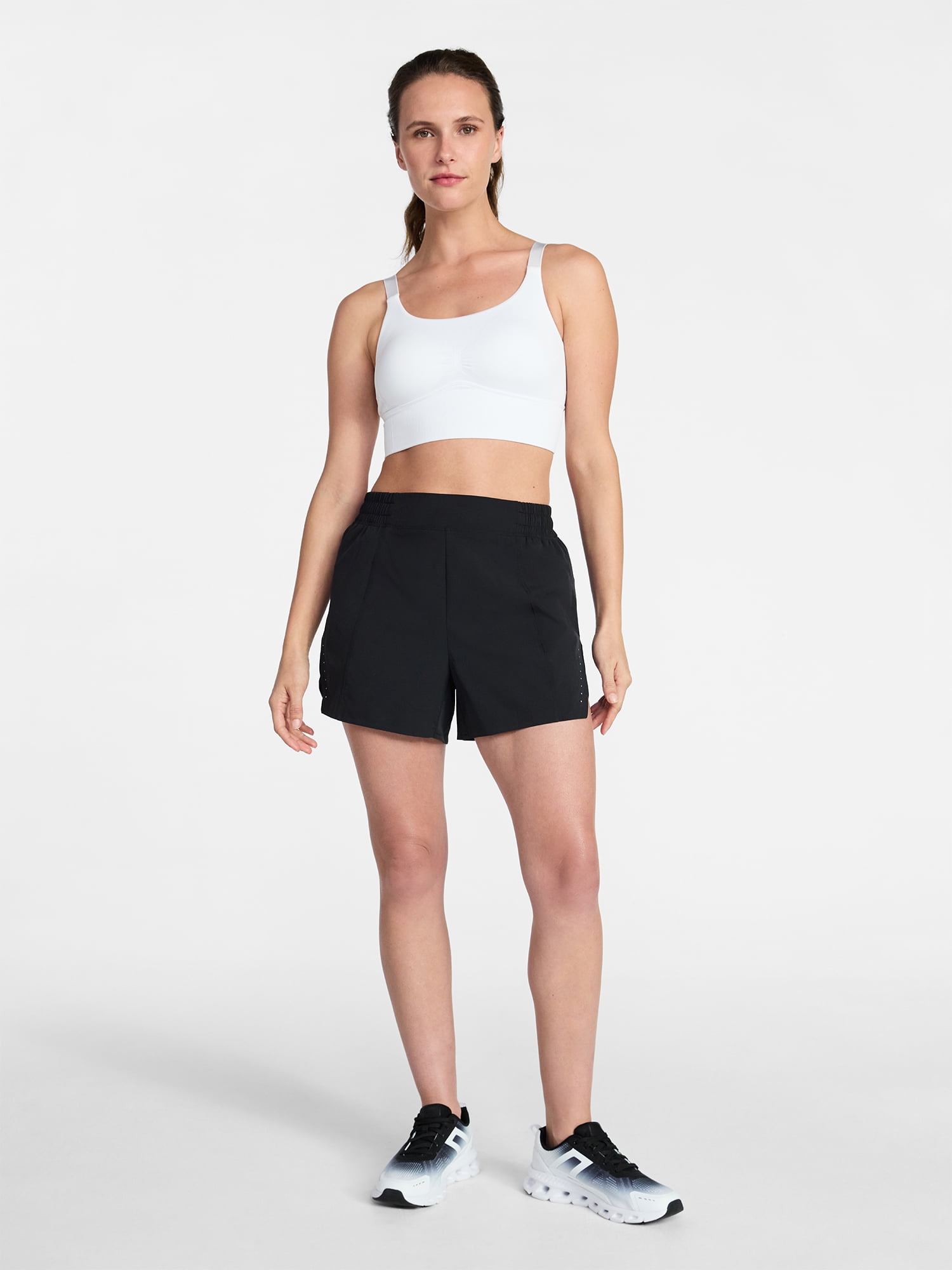 Avia Women's Low Support Longline Scoop Neck Sports Bra, Sizes S-XXXL