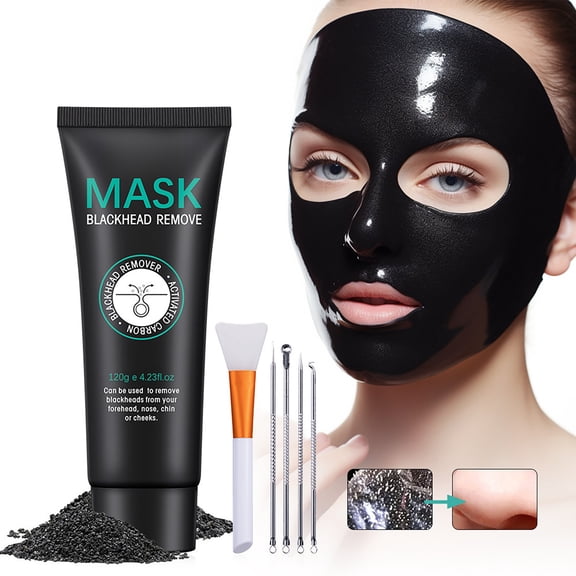 Hauiodp Cleaning Facial Mask Cleaning Qu Blackhead And Smearing Tear Off Facial Mask 120ml
