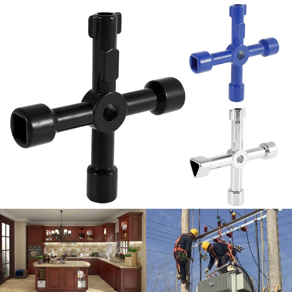 ZTOO Meter Box Key Gas Key Meter Key 4Way MultiFunctional Utilities