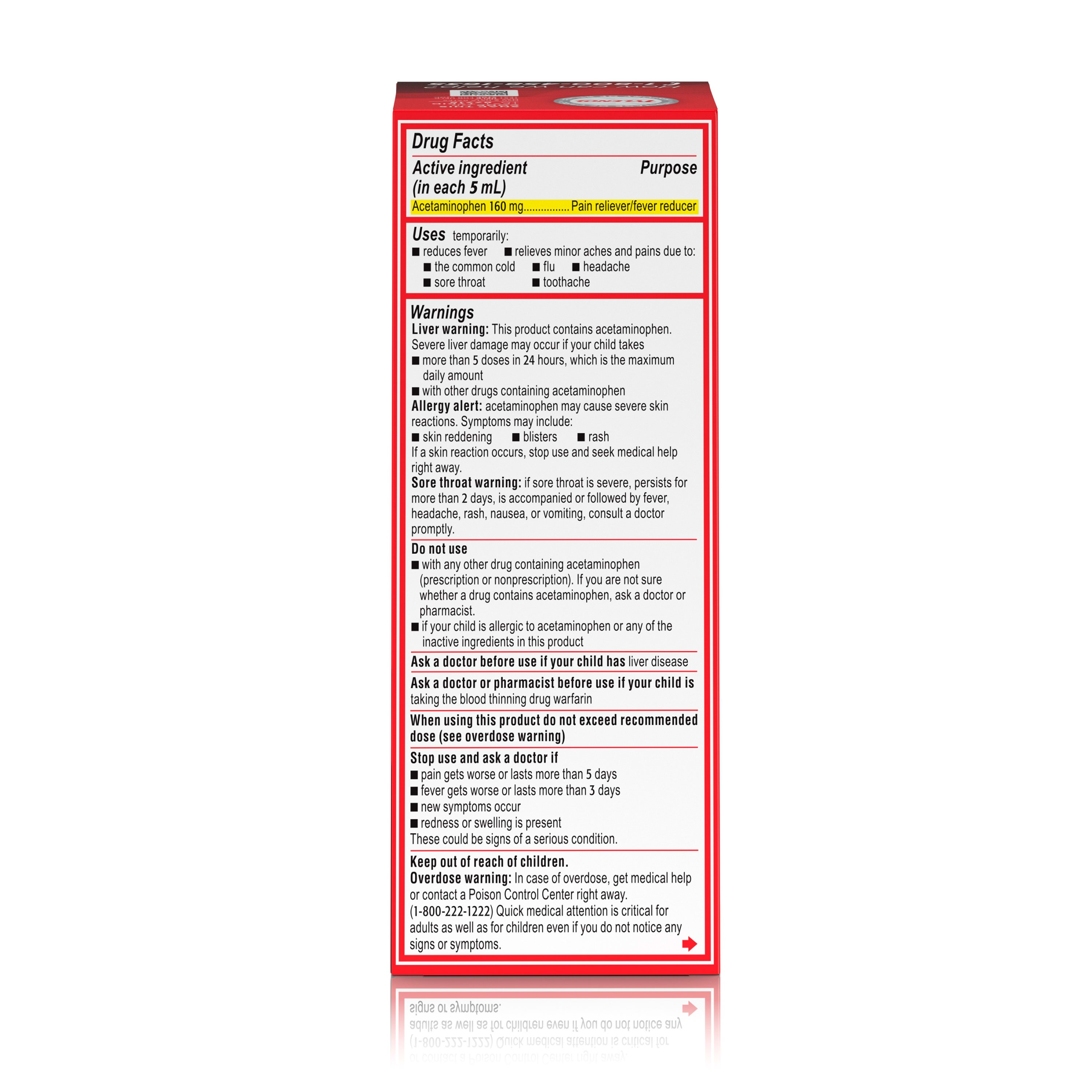 Infants' Tylenol Acetaminophen Liquid Medicine, Grape, 1 fl. oz