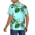 thumbnail image 6 of Easygdp Tropical Pineapple Men's Muscle T-Shirt Men's Baseball Short Sleeves, for Gym Workout Athletic with Button - 3X-Large, 6 of 9