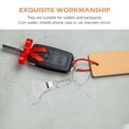 thumbnail image 2 of MasteelfCA 2pcs Badminton Ball Key Rings Badminton Ball Pendants Sports Style Pendants, 2 of 8