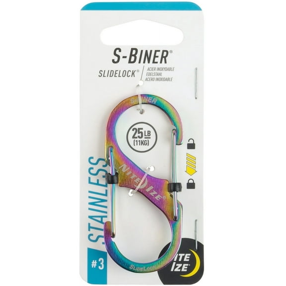 Nite Ize S-Biner SlideLock Stainless Steel Carabiner #3 - Spectrum
