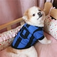 thumbnail image 3 of Pet Dog Football Vest Clothes for Dogs Costume Sports Pet Clothes Pet Sweater SUCS, 3 of 4