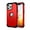 Red, variant on Allytech iPhone 13 Case and Cover, Hard PC Back + Flexible TPU Inner Hybrid Protective Anti-Scratched Shock-Absorbing (Without Screen Protector) Case for iPhone 13 6.1" 2021 Release, Black