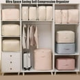 thumbnail image 6 of WEISIPU Ultra Space Saving Self Compression Organizer, Bedroom Clothes Storage Bags, 6 of 9