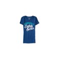 thumbnail image 1 of Camiseta bÃ¡sica Aeropostale Script Print 87 para mujer, azul, grande Aeropostale Camiseta bÃ¡sica, 1 of 1